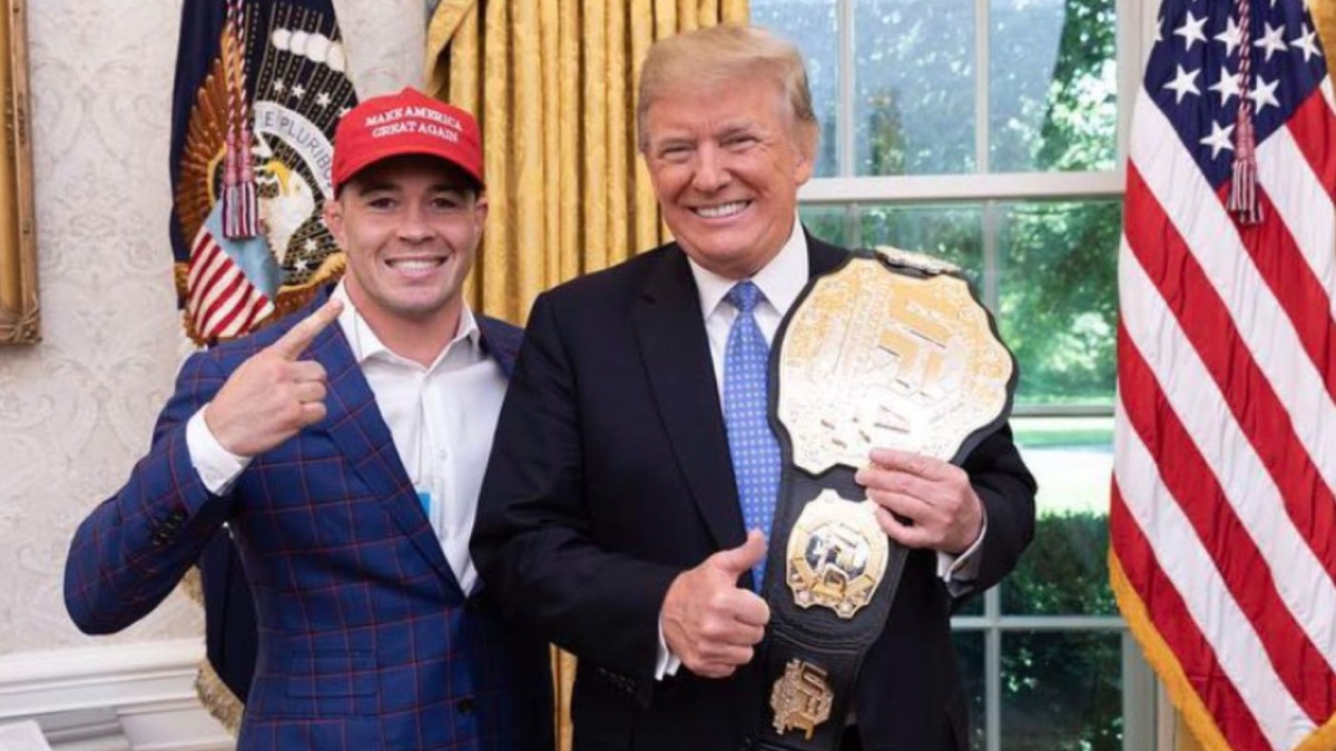 Colby Covington y Donald Trump