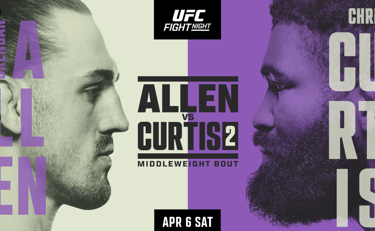 UFC Vegas 90, Resultados, Brendan Allen, Chris Curtis, UFC