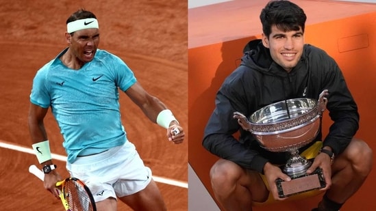 Rafael Nadal reaccionó tras la primera victoria de Carlos Alcaraz en el Abierto de Francia