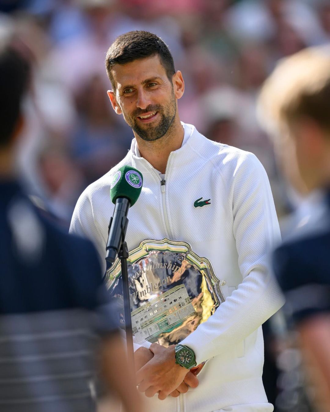 Novak Djokovic en Wimbledon 2024 (Instagram)