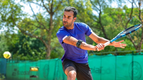 El tenista Yuki Bhambri ganó su tercer título ATP el domingo (PTI)