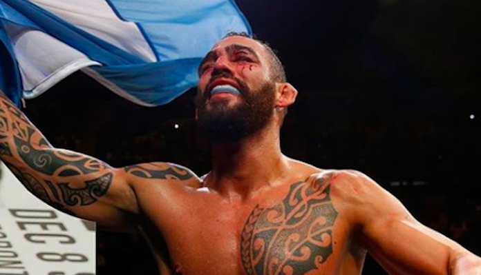 Santiago Ponzinibbio y Robbie Lawler