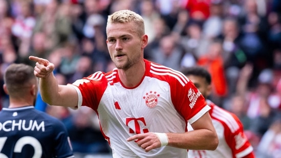 Matthijs de Ligt durante su paso por el Bayern de Múnich (AP)