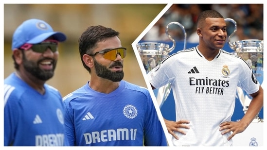 El salario mensual de Kylian Mbappé en el Real Madrid es más alto que los contratos de la IPL de Virat Kohli y Rohit Sharma (PTI-Reuters)