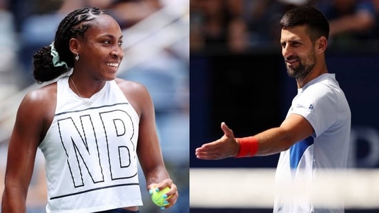 Los campeones defensores Coco Gauff y Novak Djokovic