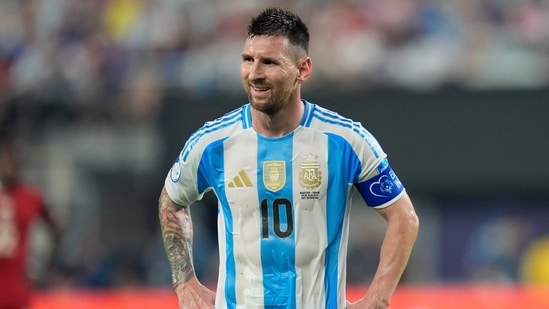 El argentino Lionel Messi en acción.(AP)