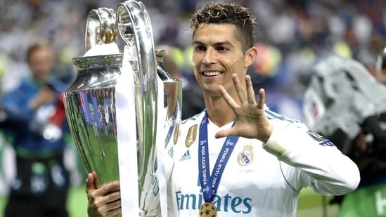 Cristiano Ronaldo terminó su etapa en el Real Madrid como el máximo goleador del club.(AP)