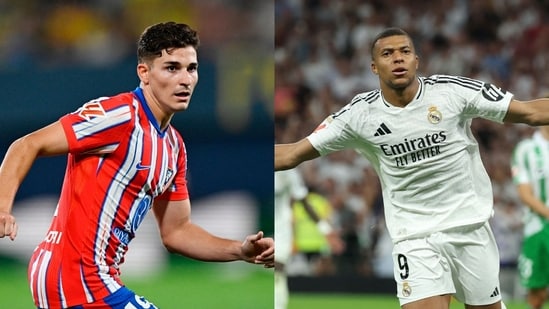 Julián Álvarez y Kylian Mbappé fueron los dos fichajes más destacados de la temporada. (Reuters y AFP)