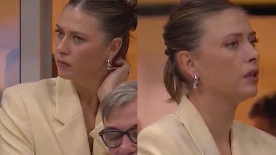 Maria Sharapova hizo una expresión extraña en un video viral.