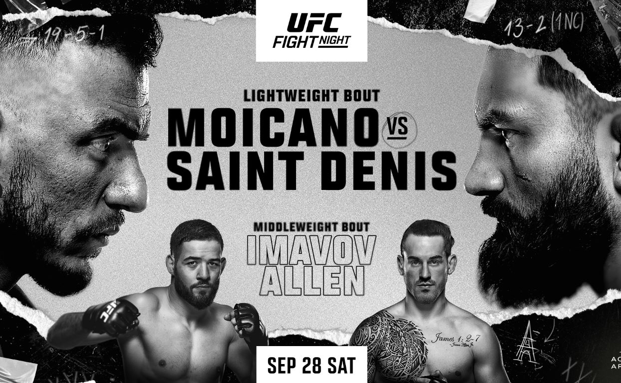 UFC París, Moicano vs.Saint Denis, UFC, Resultados