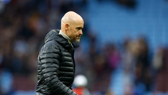 El técnico del Manchester United, Erik ten Hag, después de un partido (Action Images vía Reuters)