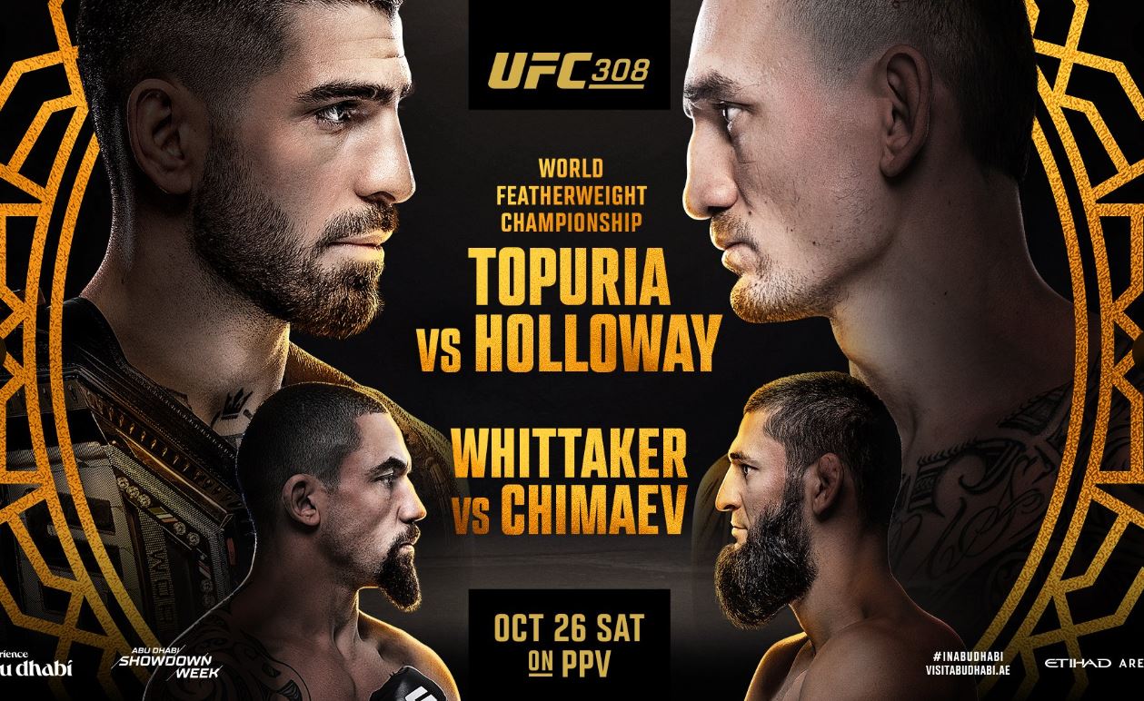 UFC 308, Ilia Topuria, Max Holloway, Resultados, UFC