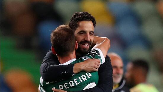 Rubén Amorim, nuevo entrenador del Manchester United. (REUTERS)