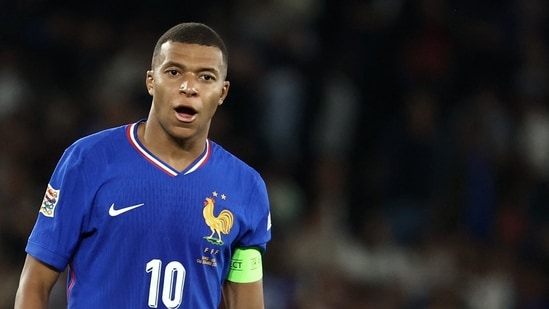 Kylian Mbappé en acción con Francia (AFP)