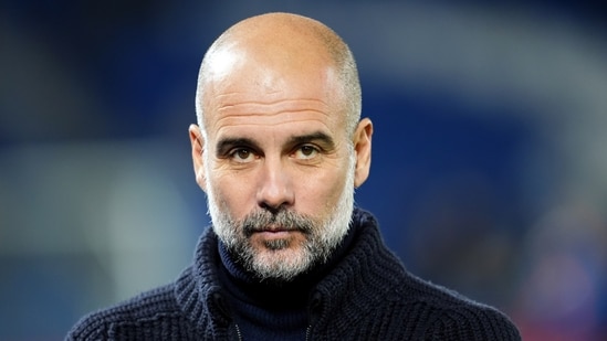 Pep Guardiola ha firmado un nuevo contrato con el Manchester City (Adam Davy/PA)