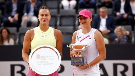 Aryna Sabalenka rompió su silencio sobre el escándalo de dopaje de Iga Swiatek.(REUTERS)