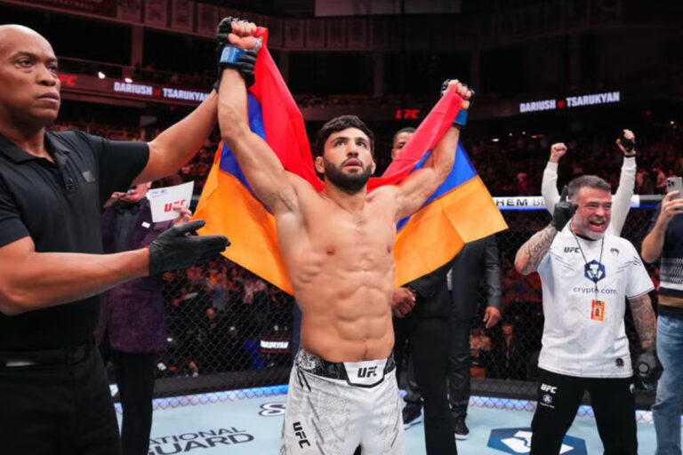 Arman Tsarukyan Dad La leyenda de UFC comparte la teoría sobre la lesión en la espalda de