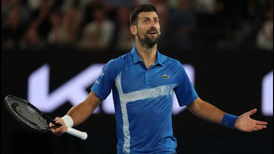 Novak Djokovic, 24 veces campeón de Grand Slam, busca el récord número 25 en el Abierto de Australia. (AFP) Novak Djokovic, 24 veces campeón de Grand Slam, busca el récord número 25 en el Abierto de Australia. (AFP)