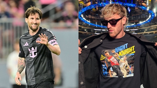 Logan Paul disparó a Lionel Messi una vez más. (AFP/X Image-@Loganpaul)